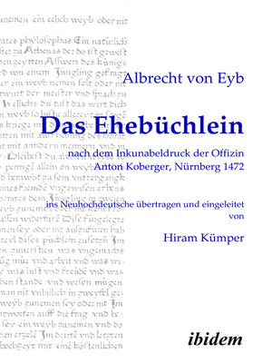 cover image of Das Ehebüchlein